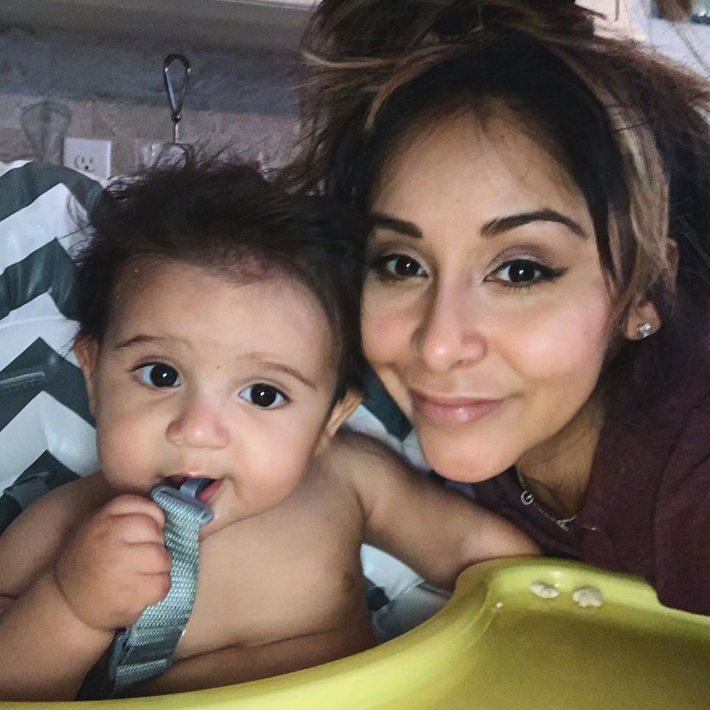 Snooki mit ihrem Söhnchen Angelo