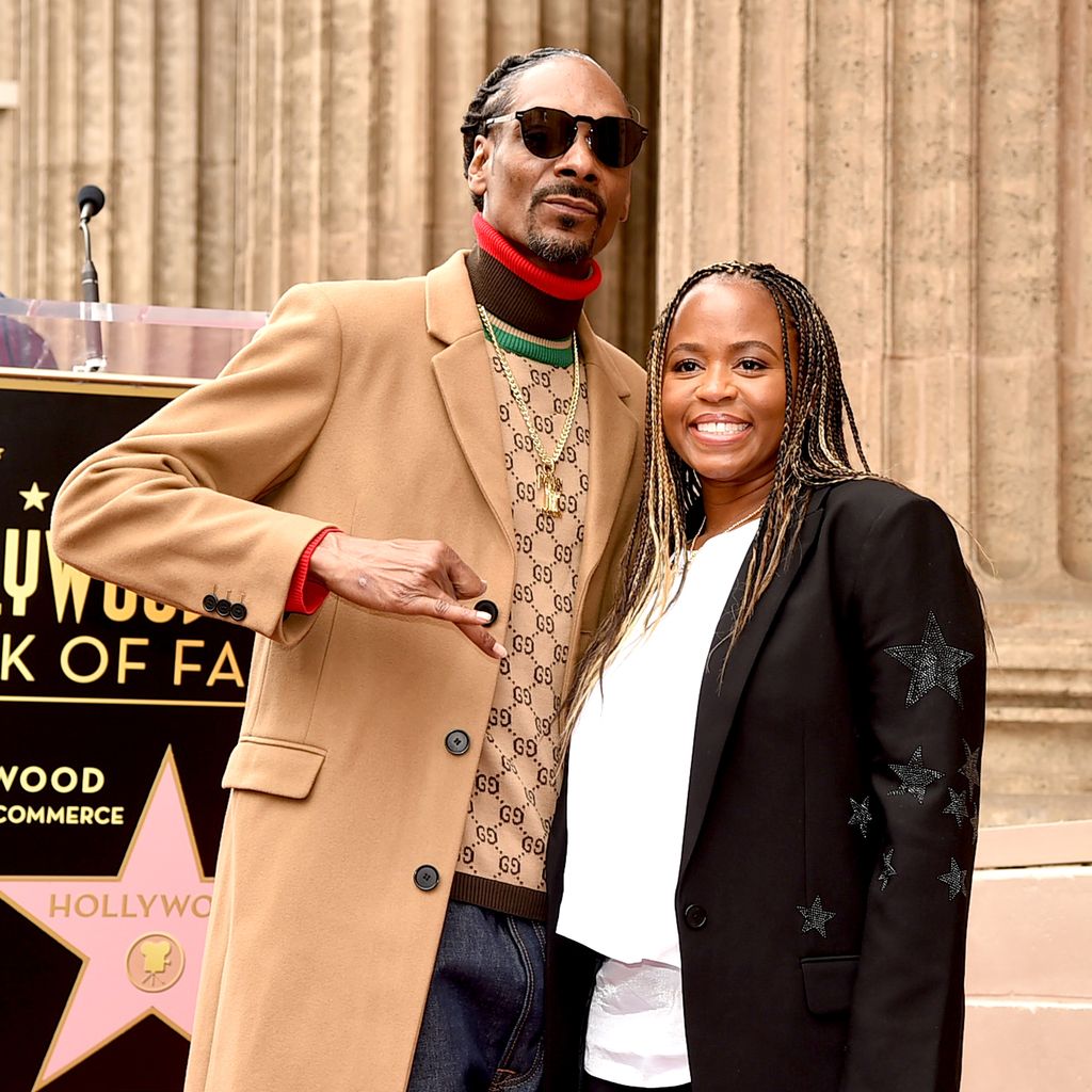 Snoop Dogg mit seiner Frau Shante Broadus im Jahr 2018