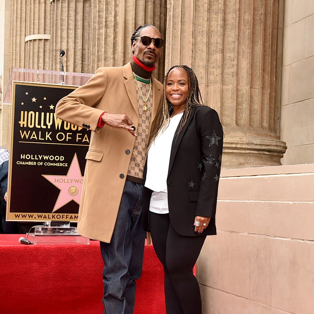 Snoop Dogg und Shante Broadus auf dem Walk Of Fame im November 2018.