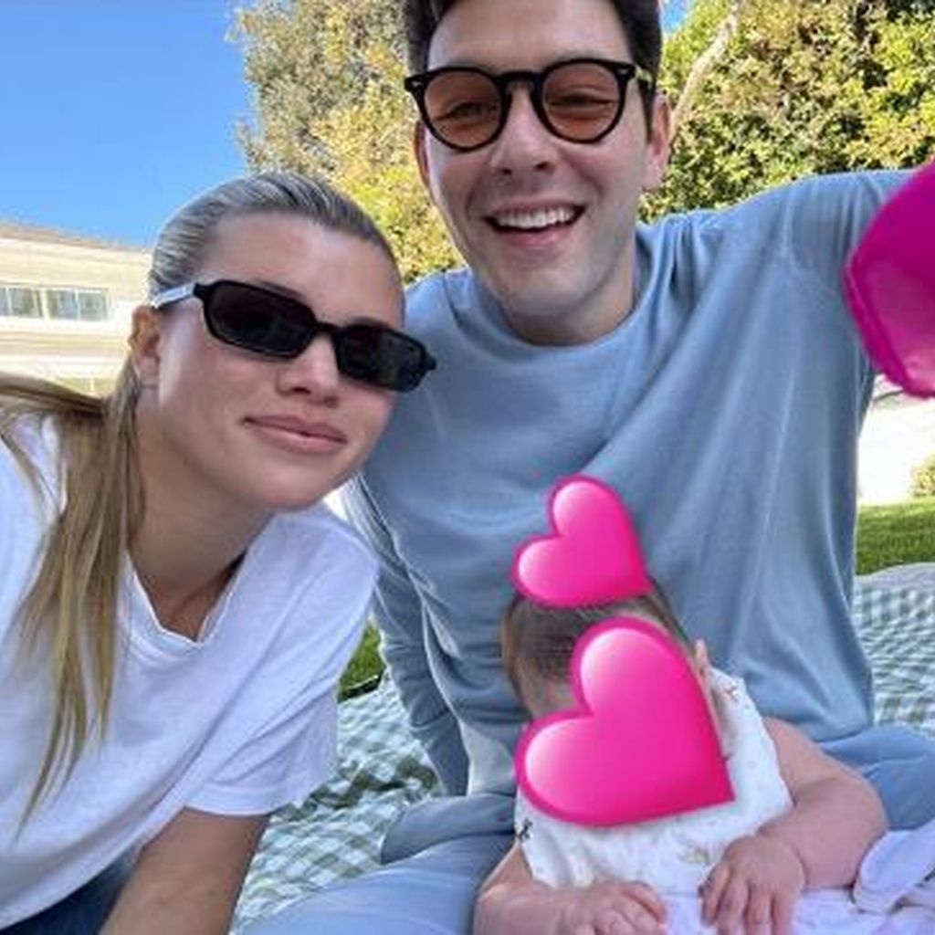 Sofia Richie und Elliot Grainge mit ihrer Tochter Eloise