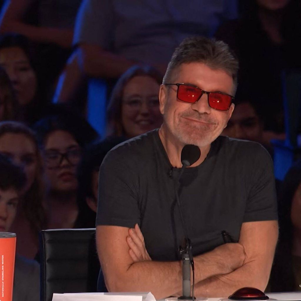 Sofía Vergara und Simon Cowell als Juroren bei America's Got Talent in Los Angeles
