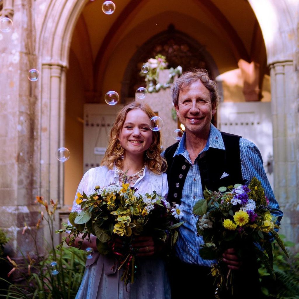 Sofie Eifertinger und ihr Mann Nikolai Hanf-Dressler am Tag ihrer Hochzeit