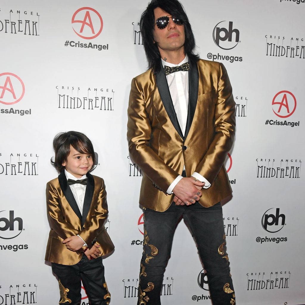 Criss Angel und sein Sohn Johnny Crisstopher