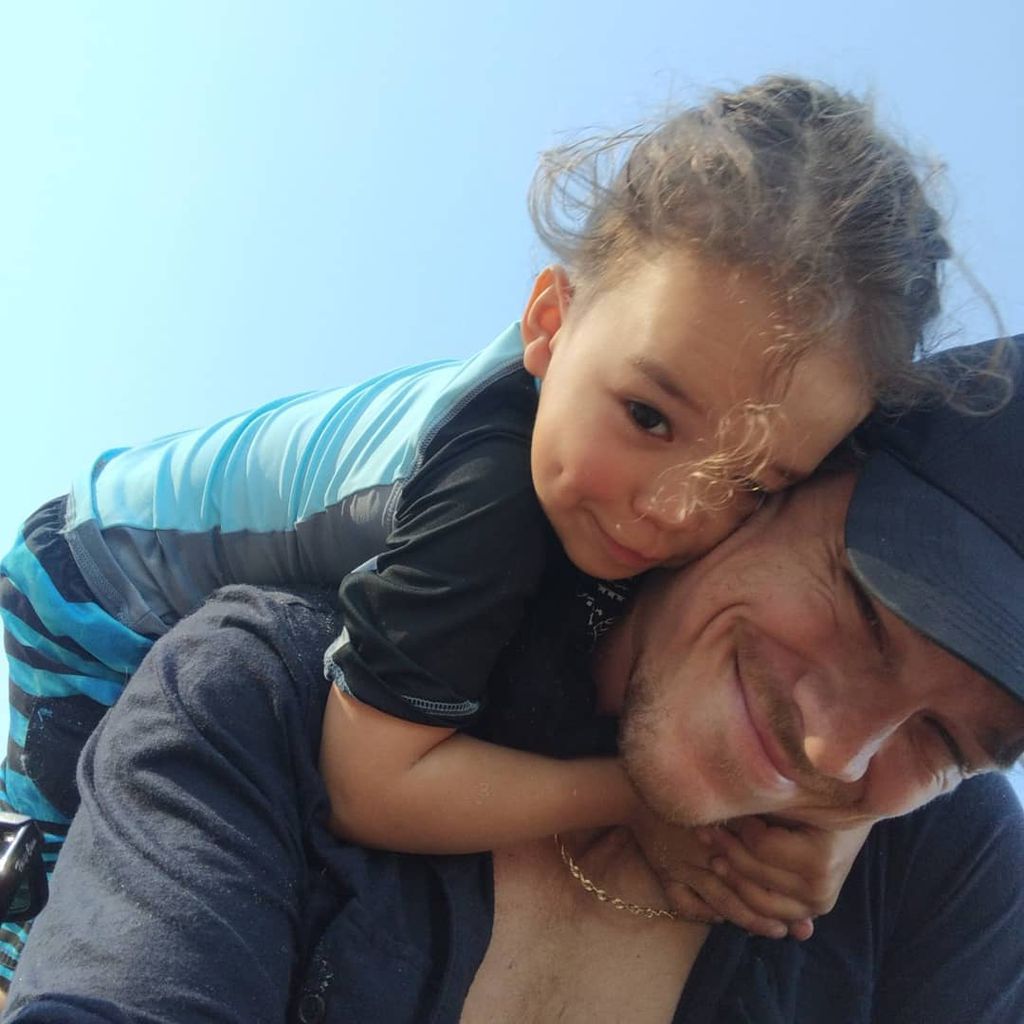 Ryan Dorsey mit seinem Sohn Josey