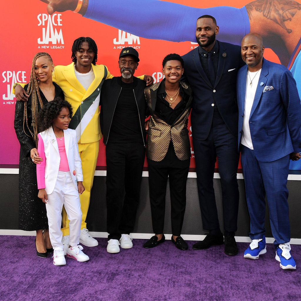 Der Cast von " "Space Jam: A New Legacy" bei der Filmpremiere in L.A. im Juli 2021