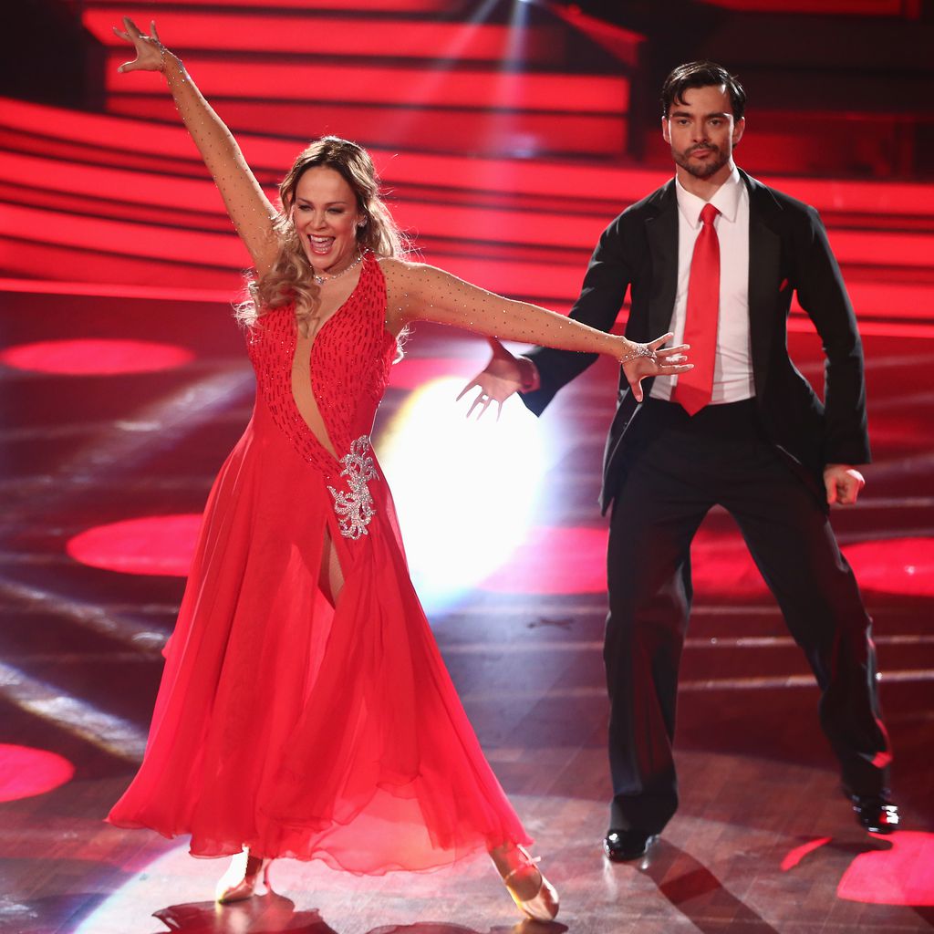 Sonja Kirchberger und Ilia Russo 2016 bei "Let's Dance"