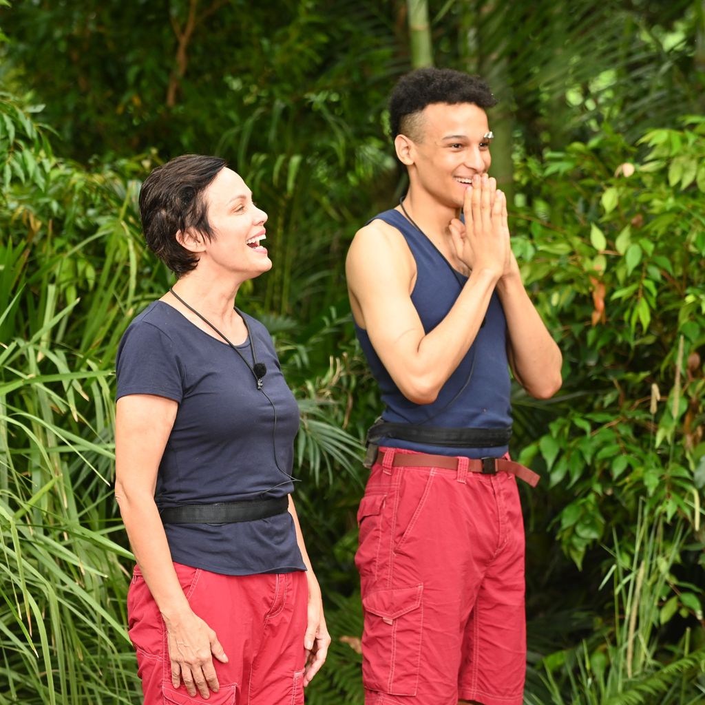 Sonja Kirchberger und Prince Damien an Tag 10 im Dschungelcamp