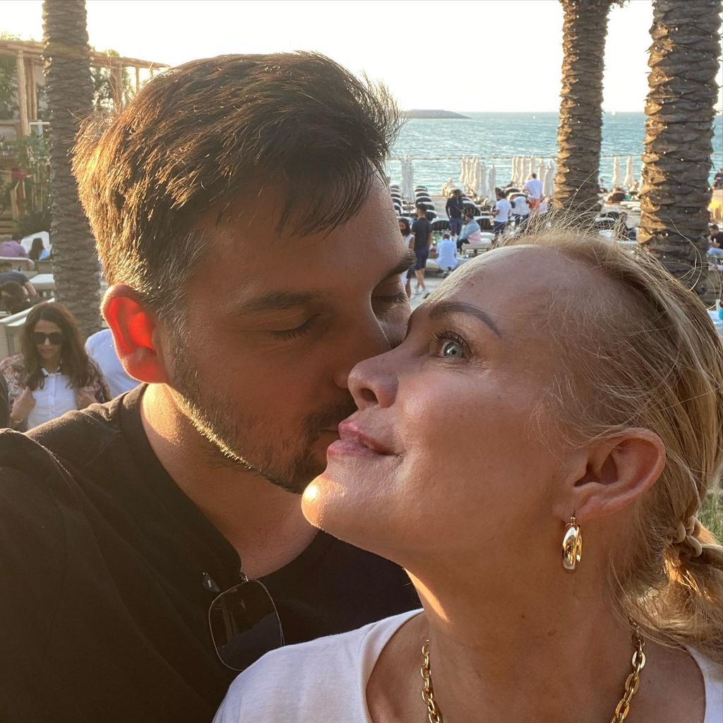 Sonja Kirchberger mit ihrem Freund Daniel