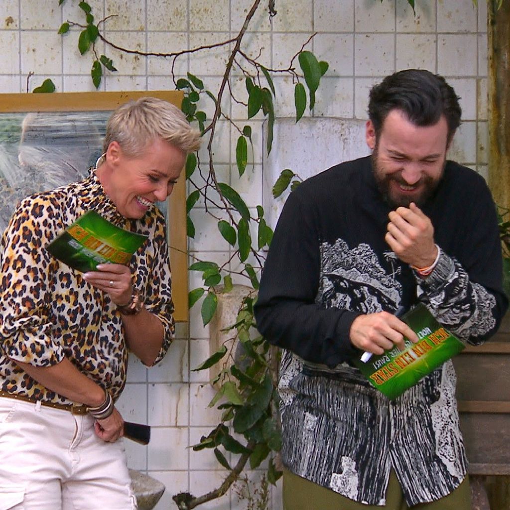 Sonja Zietlow und Jan Köppen im Dschungelcamp 2023