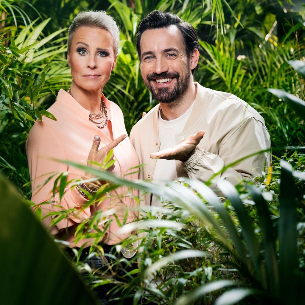 Die Dschungelcamp-Moderatoren Sonja Zietlow und Jan Köppen