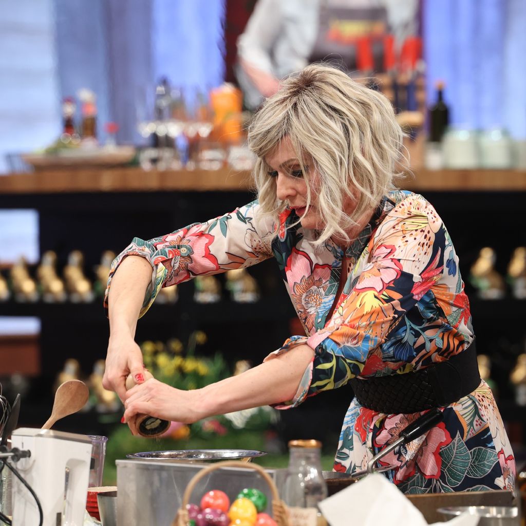 Sonya Kraus bei "Grill den Henssler"
