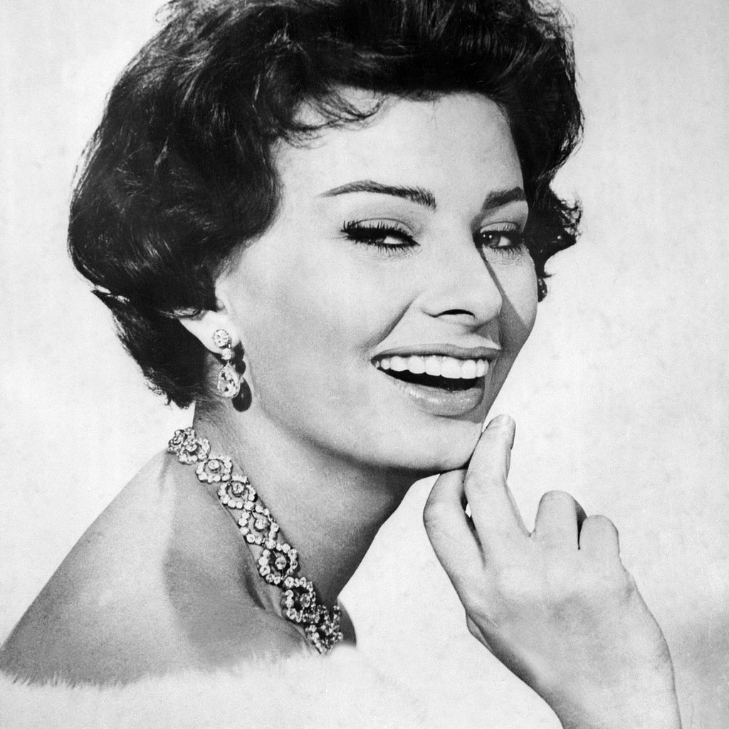 Schauspielerin Sophia Loren in jungen Jahren
