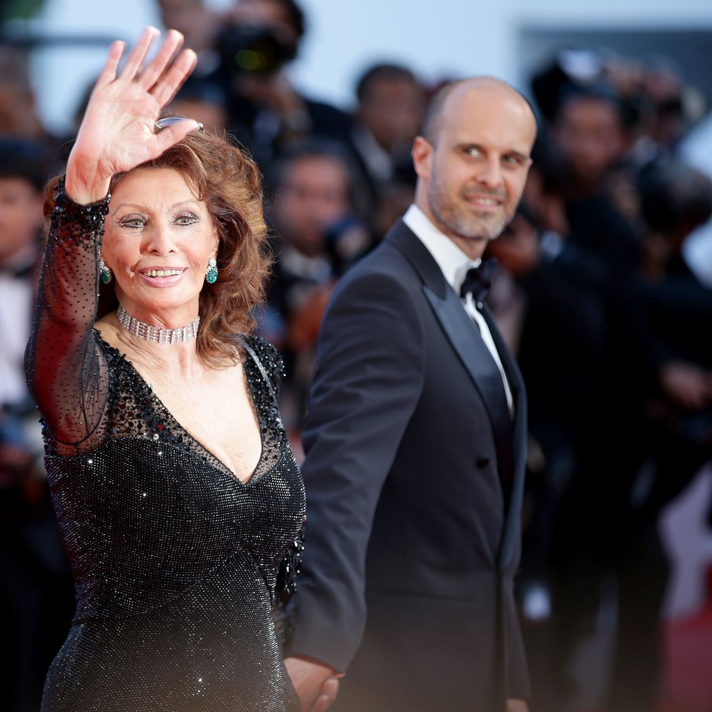 Sophia Loren mit ihrem Sohn Edoardo Ponti