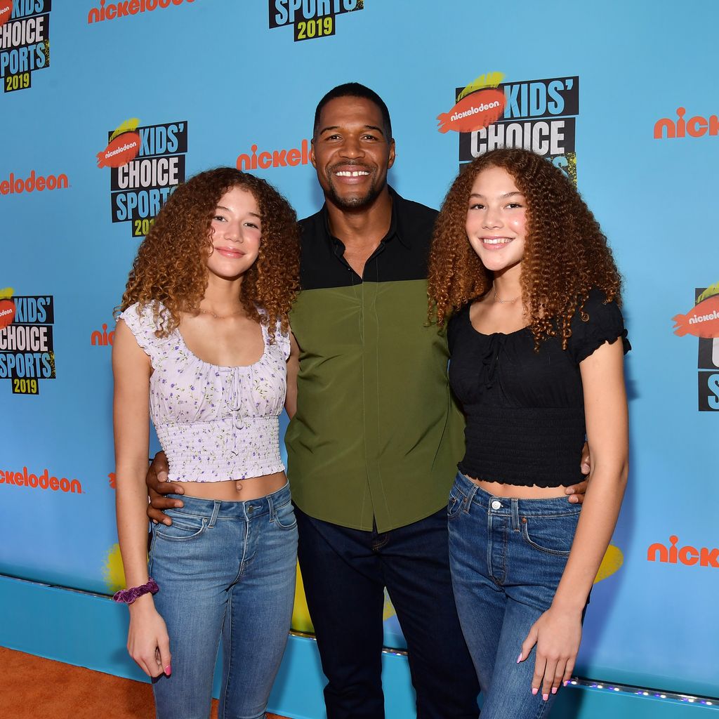 Sophia Strahan, Michael Strahan und Isabella Strahan bei den Nickelodeon Kid's Choice Sports 2019