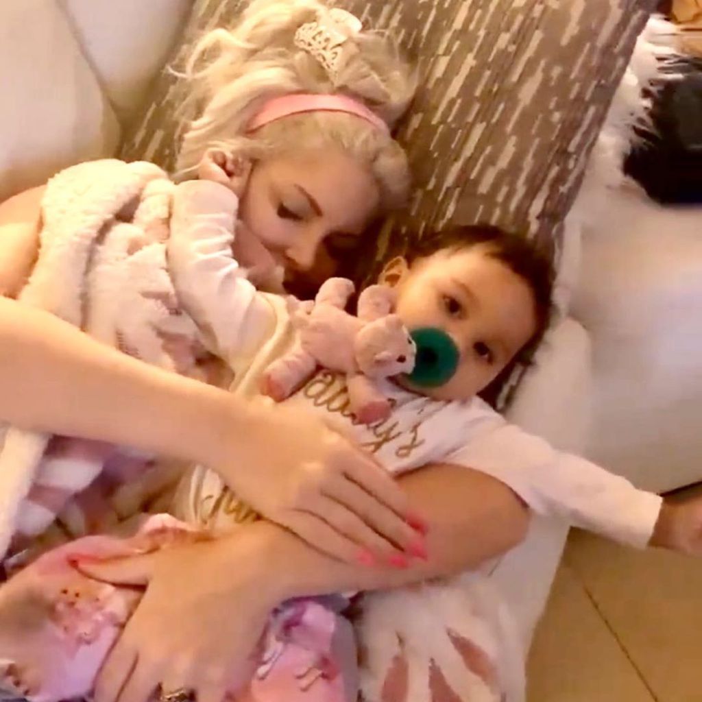 Sophia Vegas und ihre Tochter Amanda, Februar 2020