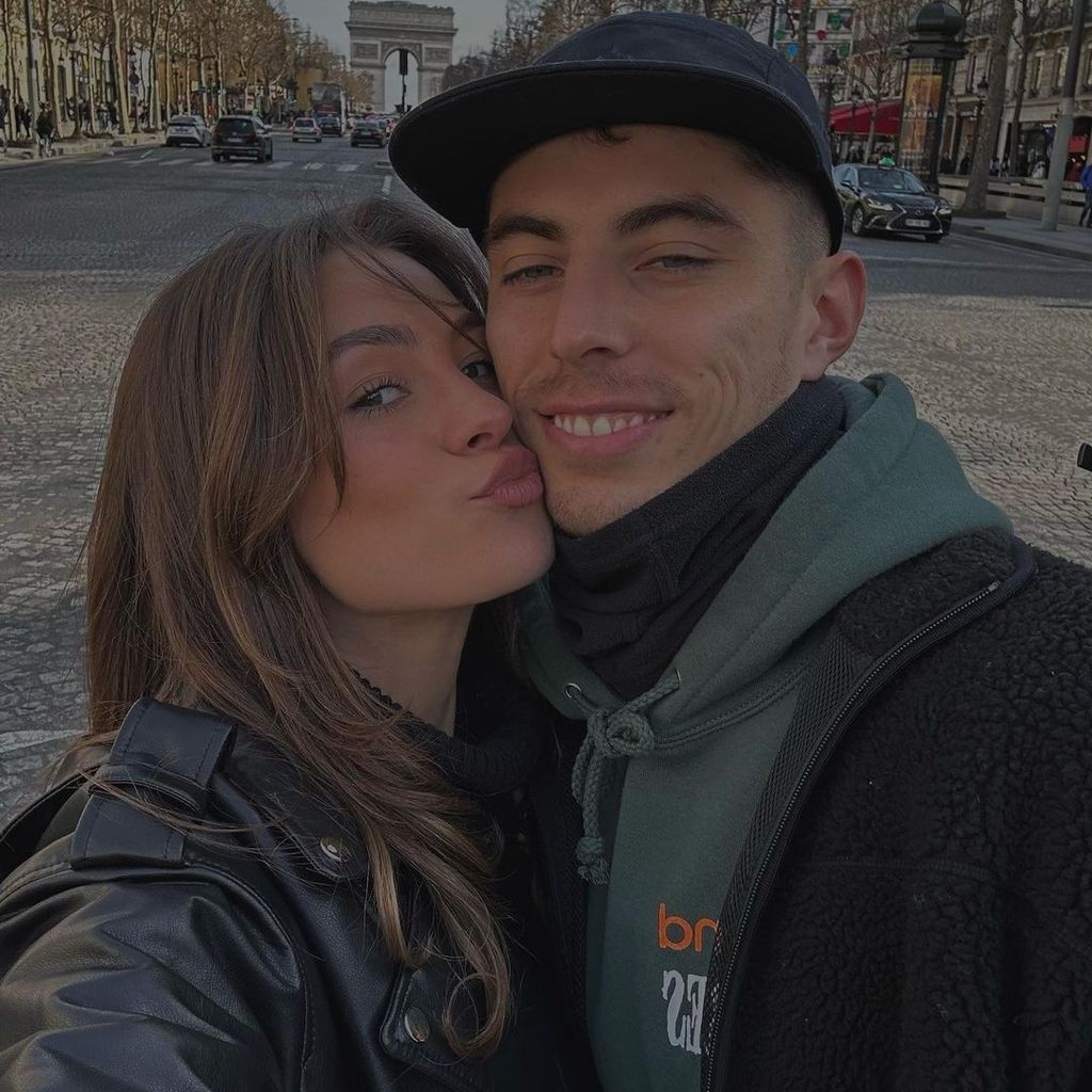 Sophia Weber und Kai Havertz, 2022