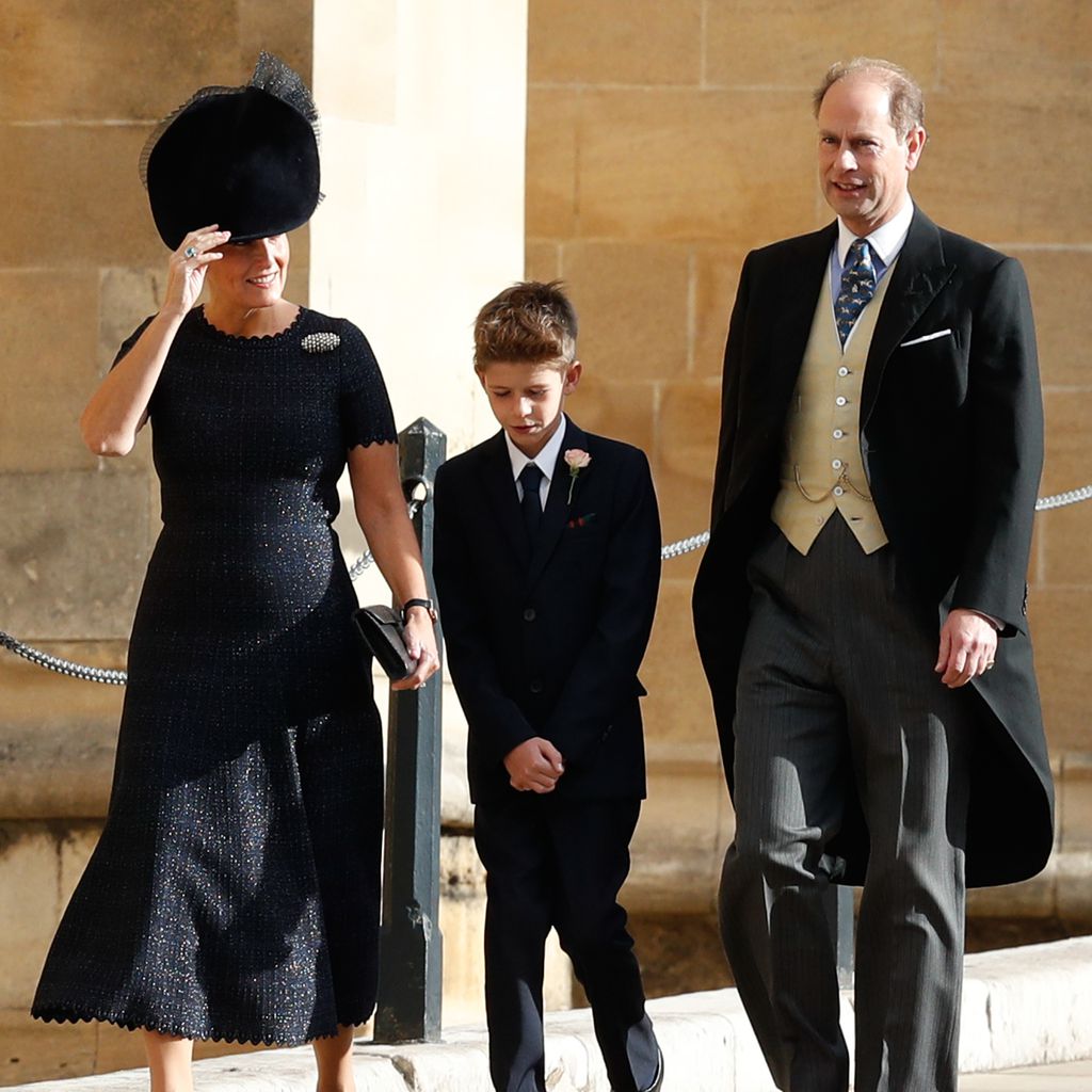 Sophie, Countess of Wessex, ihr Sohn James, Viscount Severn und Prinz Edward