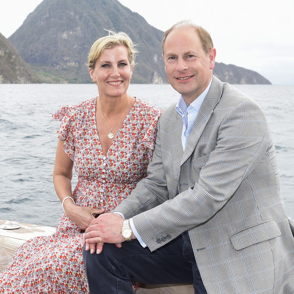 Sophie Carter und Prinz Edward im April 2022