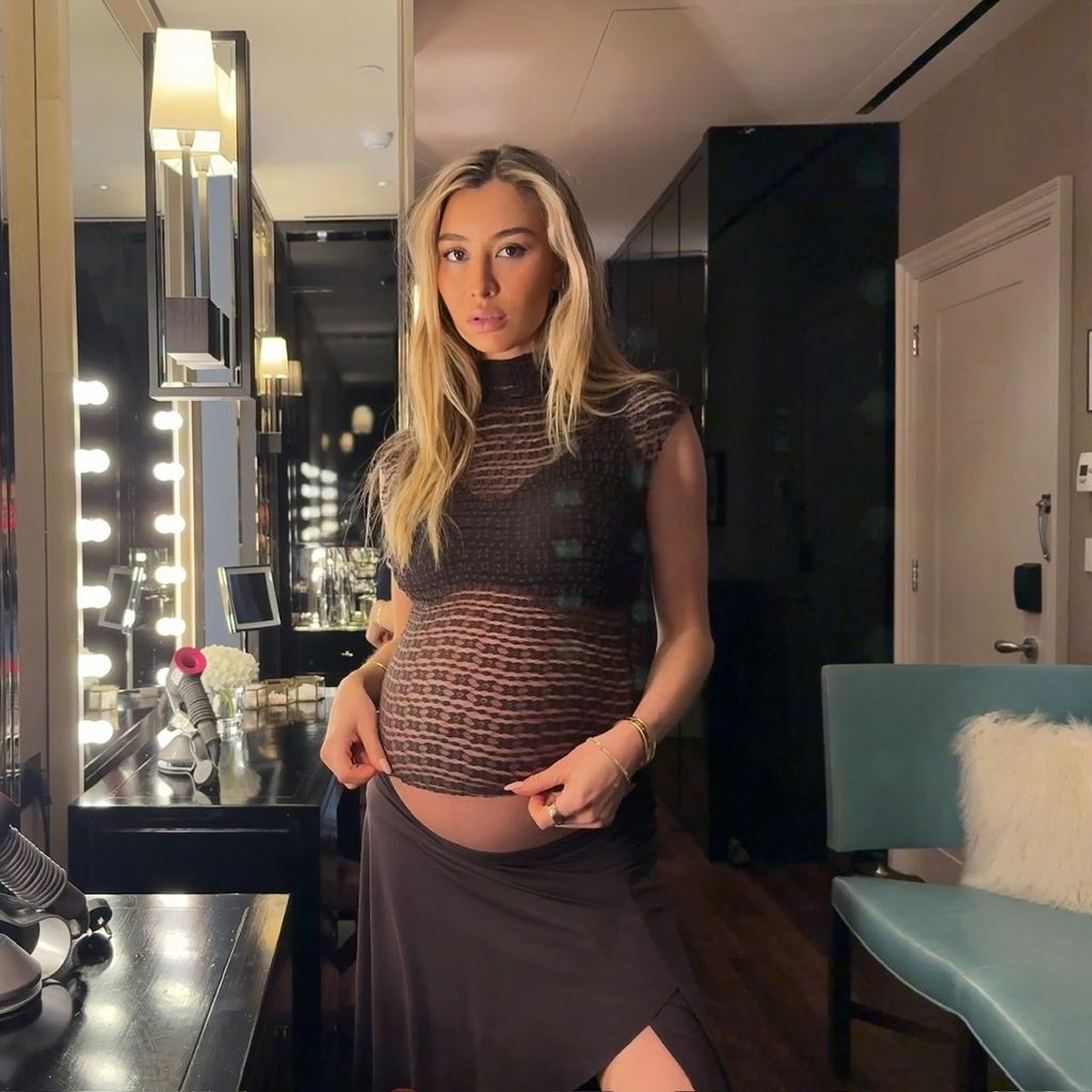 Schwangere Sophie Habboo im Oktober 2025