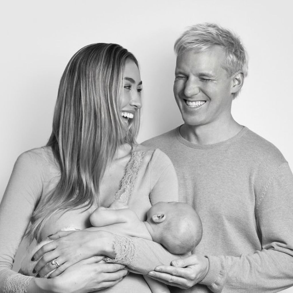 Sophie Habboo und Jamie Laing mit Baby Ziggy