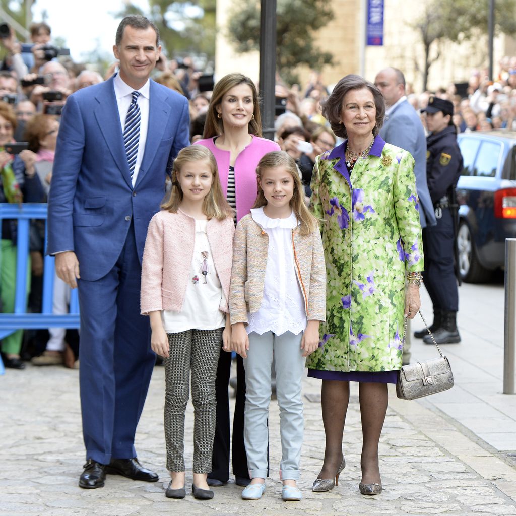 Spanische Royals bei Ostermesse