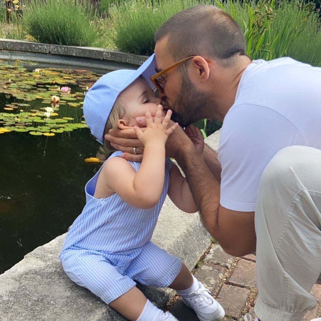 Spencer Matthews und Sohnemann Theodore