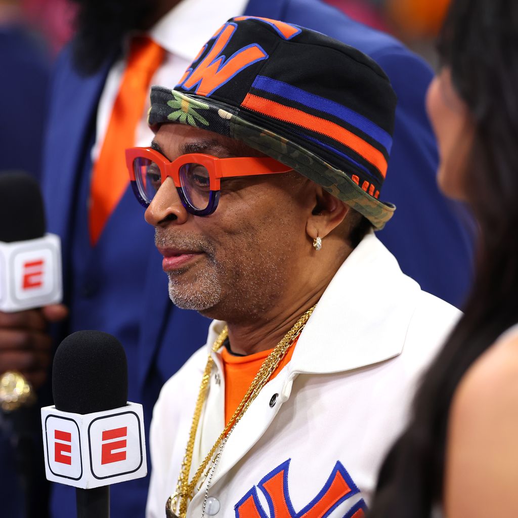 Spike Lee beim ESPN-Vorspiel zur ersten Partie der NBA Finals 2026