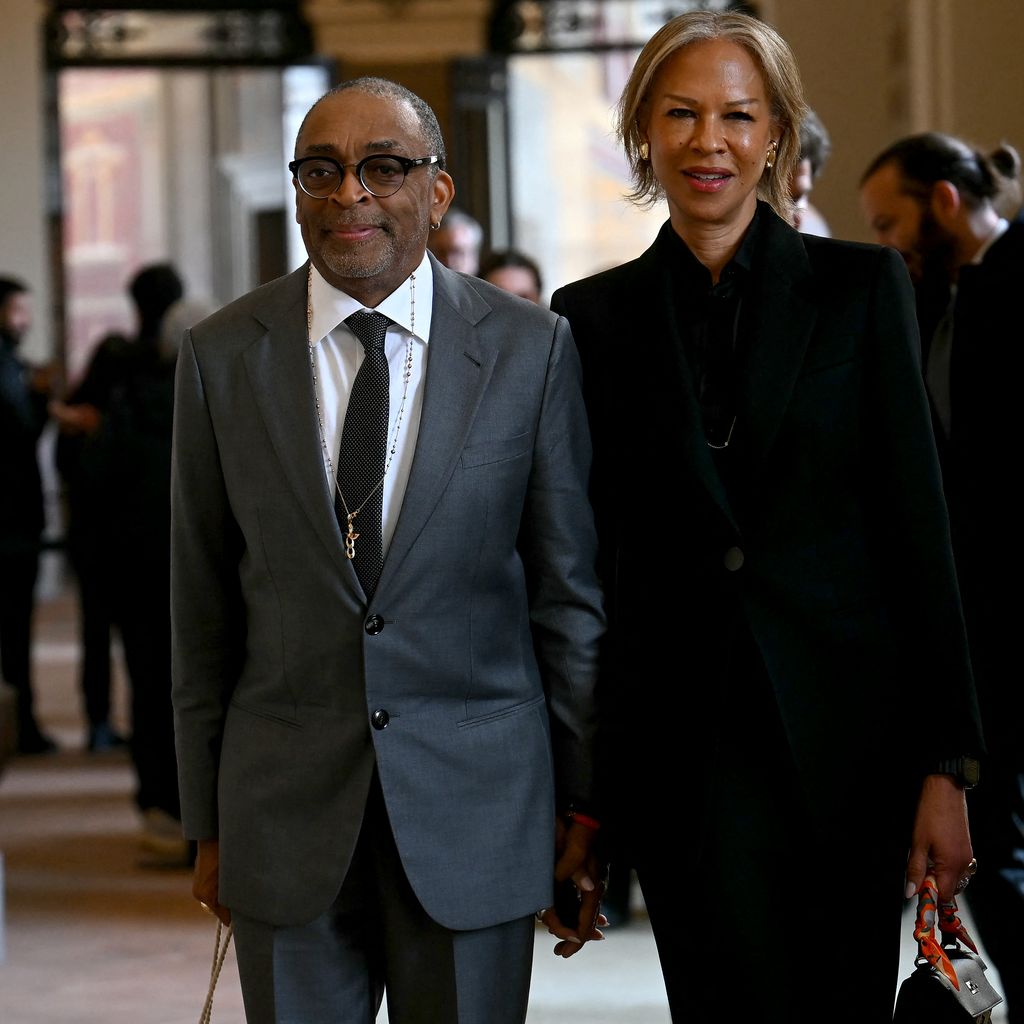 Spike Lee und Tonya Lewis Lee nach einer Audienz bei Papst Leo XIV. im Vatikan, 15. November 2025