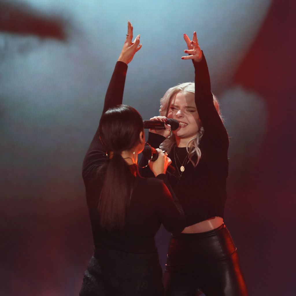 Das Pop-Duo S!sters beim deutschen Vorentscheid für den ESC