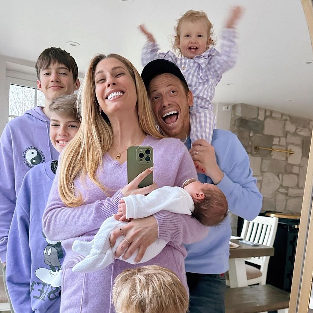 Stacey Solomon und ihre Familie im März 2023