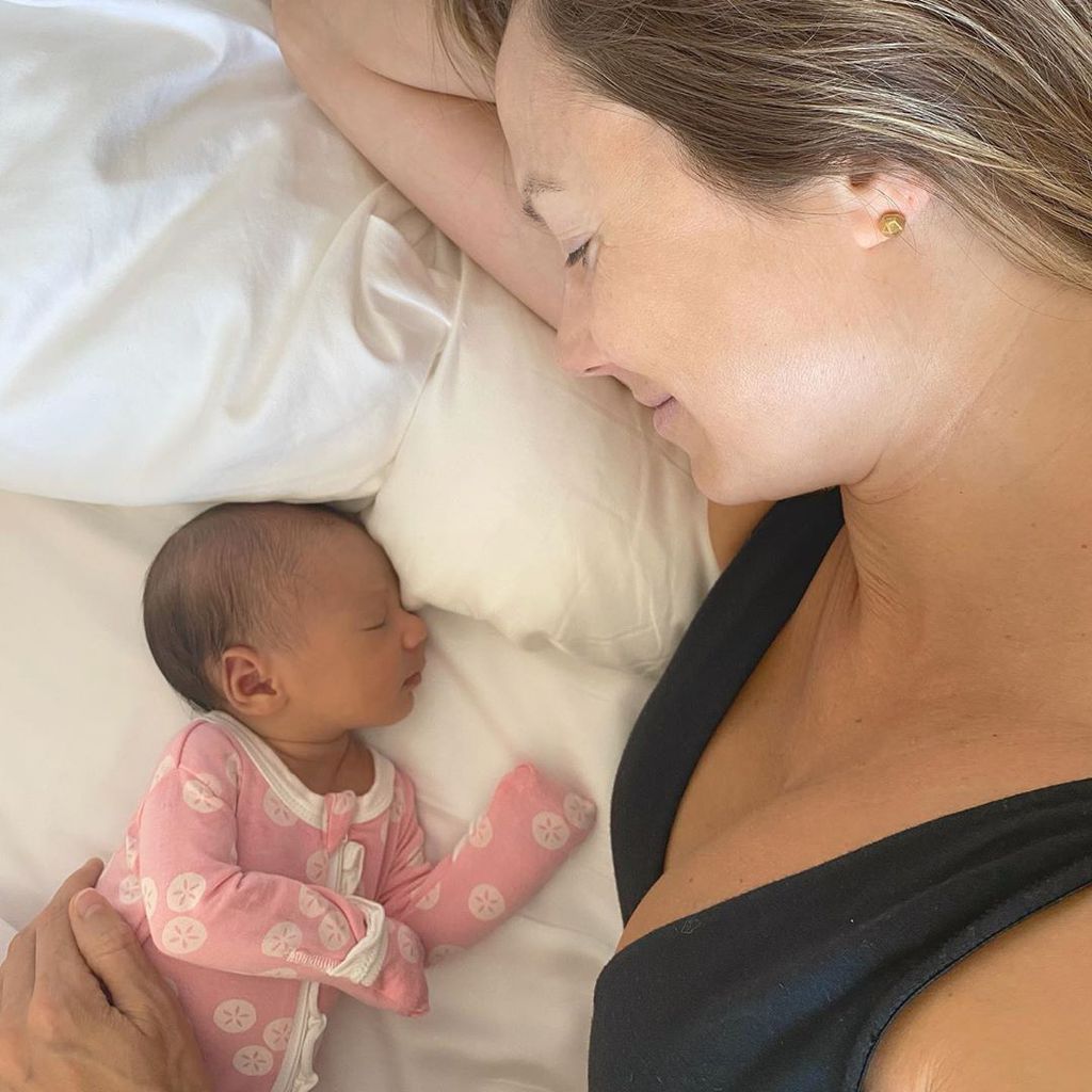 Stacy Keibler mit ihrer neugeborenen Tochter