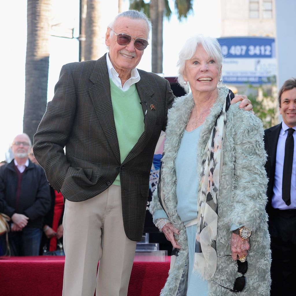 Stan Lee mit seiner Frau Joan Lee (†) 2011 in Hollywood