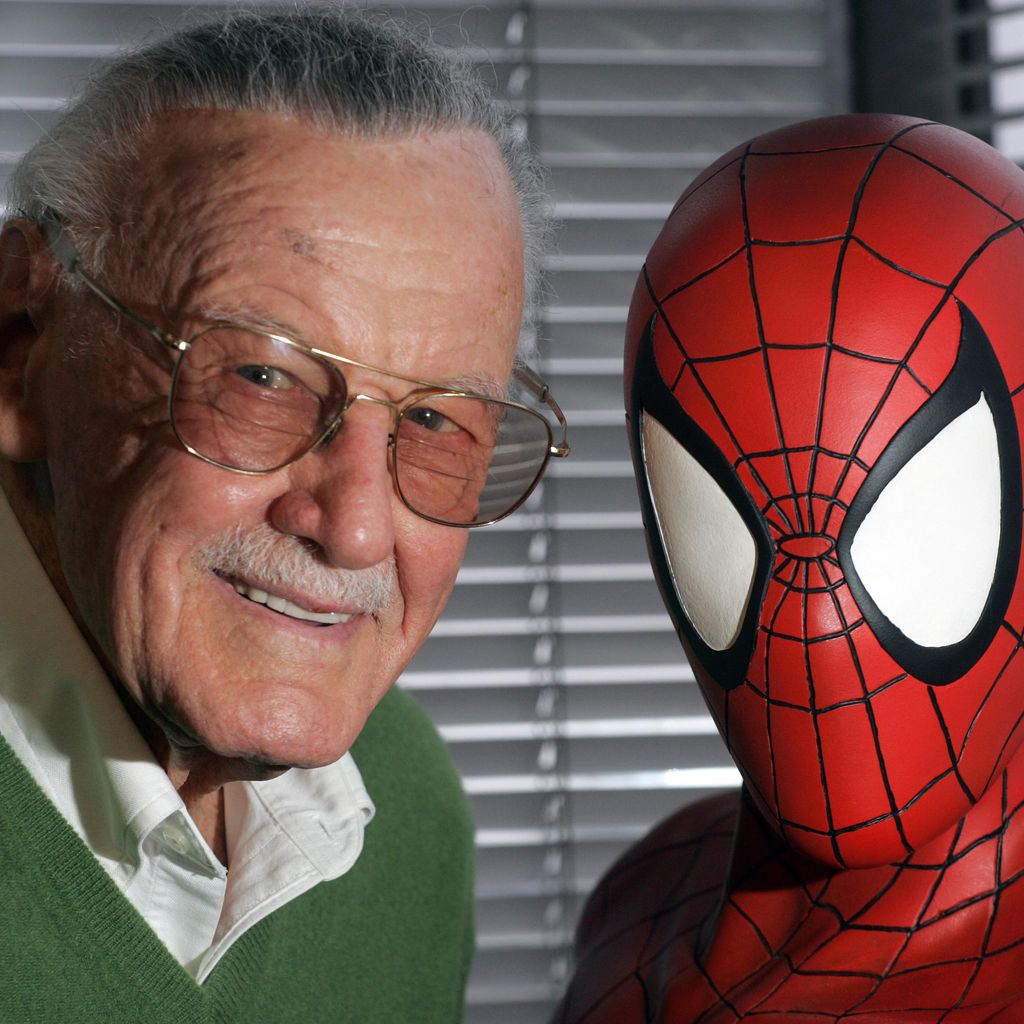 Stan Lee und Spiderman