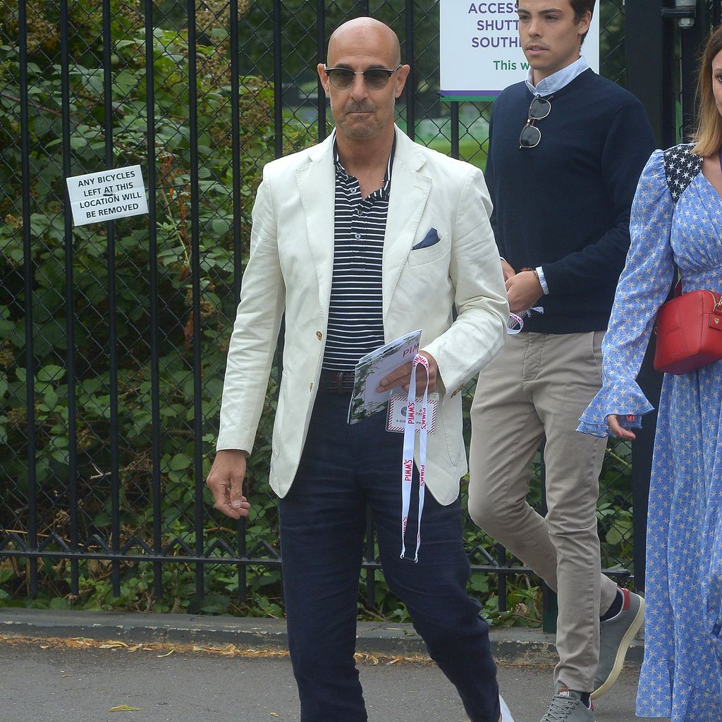 Stanley Tucci beim Wimbledon-Finale 2019