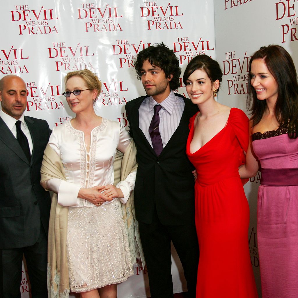Stanley Tucci, Meryl Streep, Adrian Grenier, Anne Hathaway, Emily Blunt und Daniel Sunjata