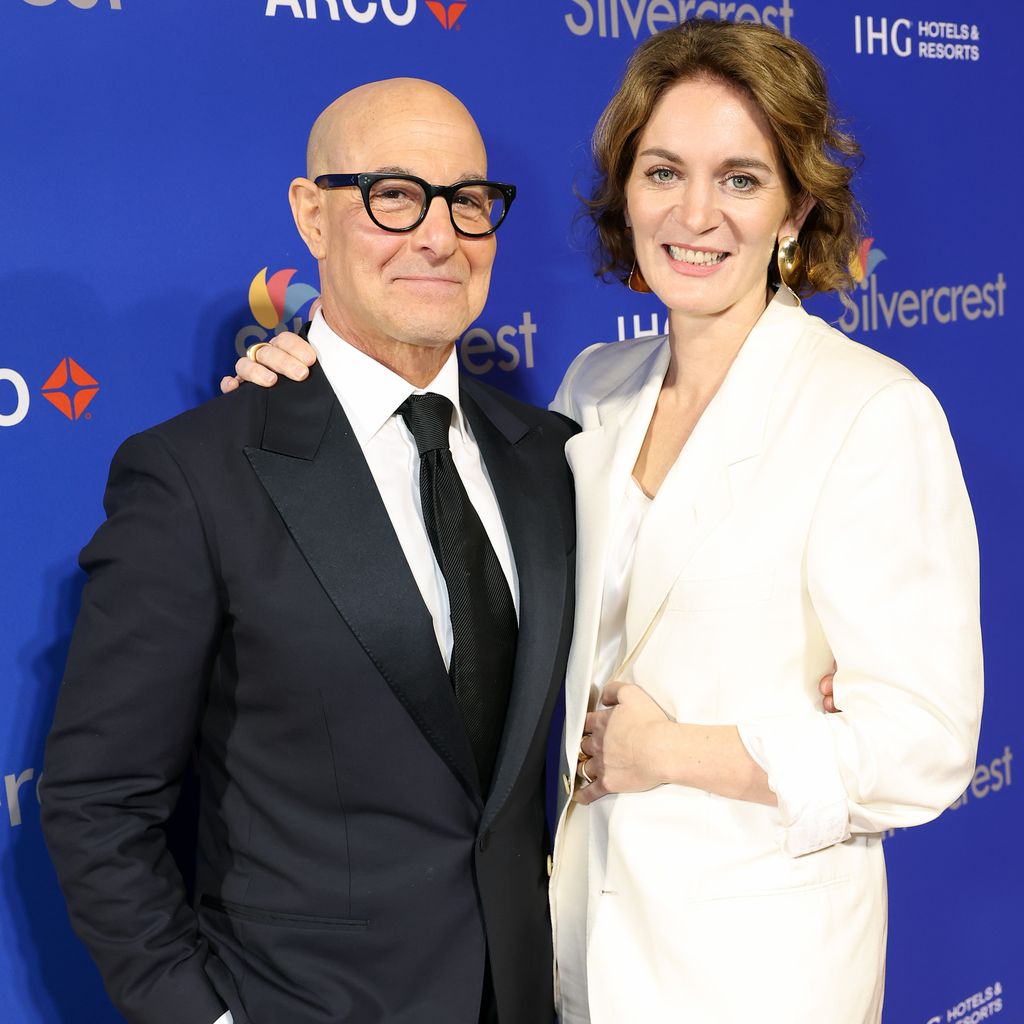 Stanley Tucci und Felicity Blunt, Januar 2025