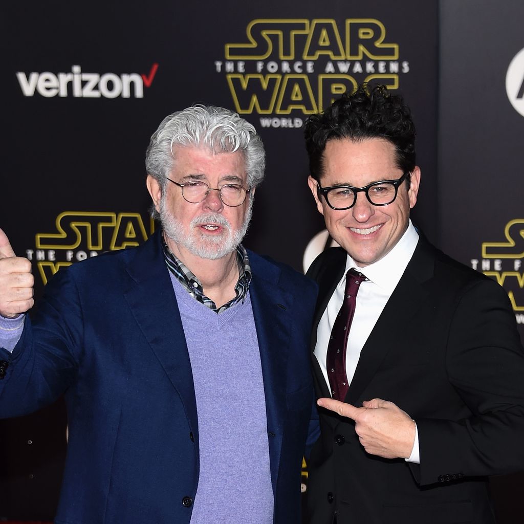 "Star Wars"-Erfinder George Lucas mit Regisseur J. J. Abrams