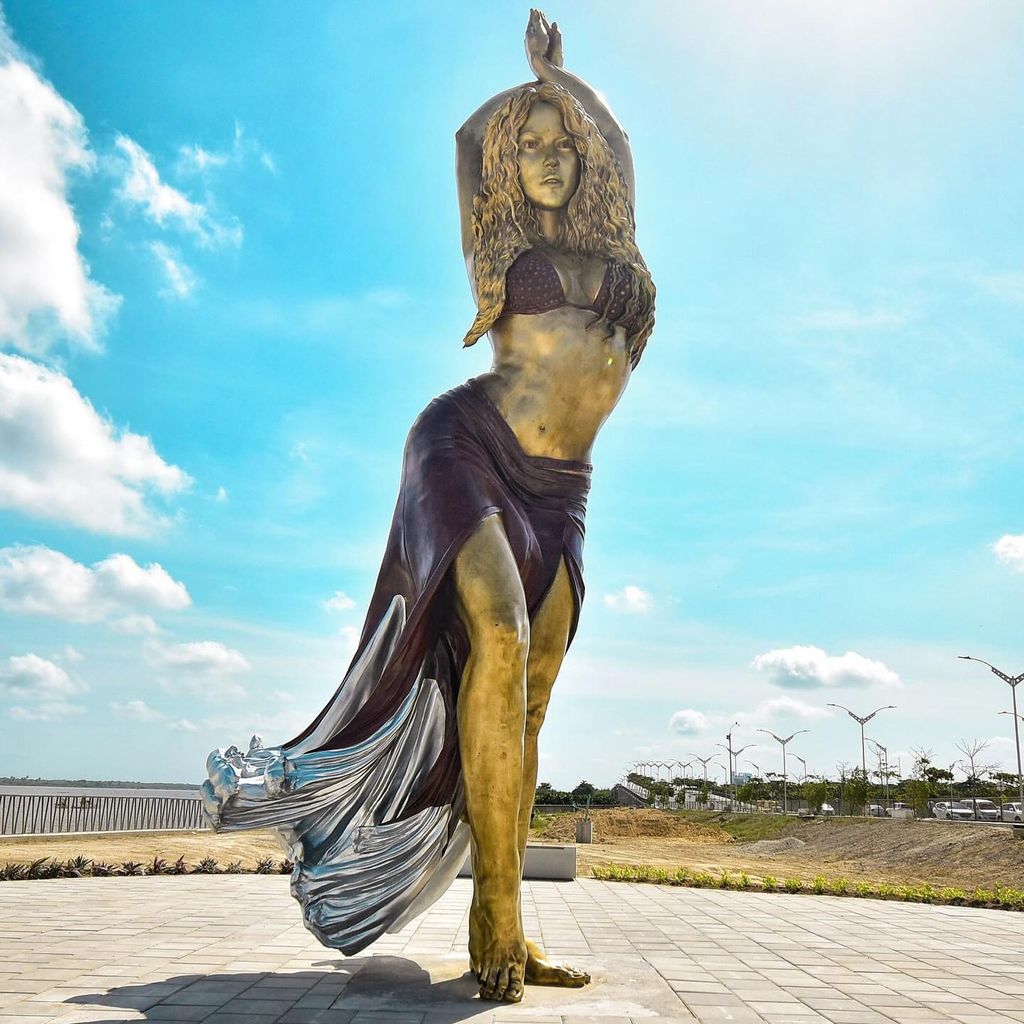 Statue von Shakira, 2023