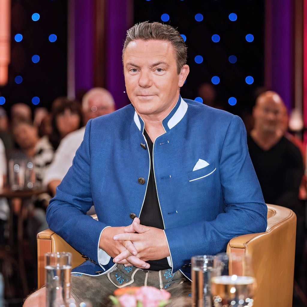 Stefan Mross bei der Aufzeichnung der MDR-Talkshow "Riverboat", Mai 2026