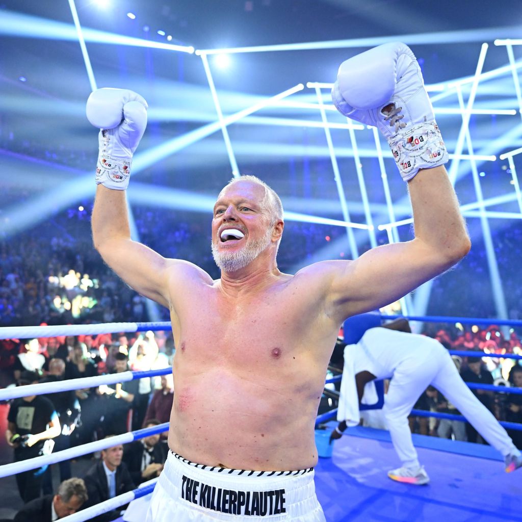 Stefan Raab beim "Clark Final Fight" im September 2024