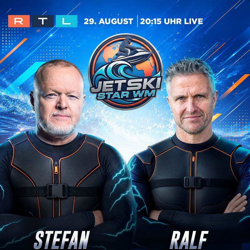 Stefan Raab und Ralf Schumacher, "Jetski Star WM"-Team 2026