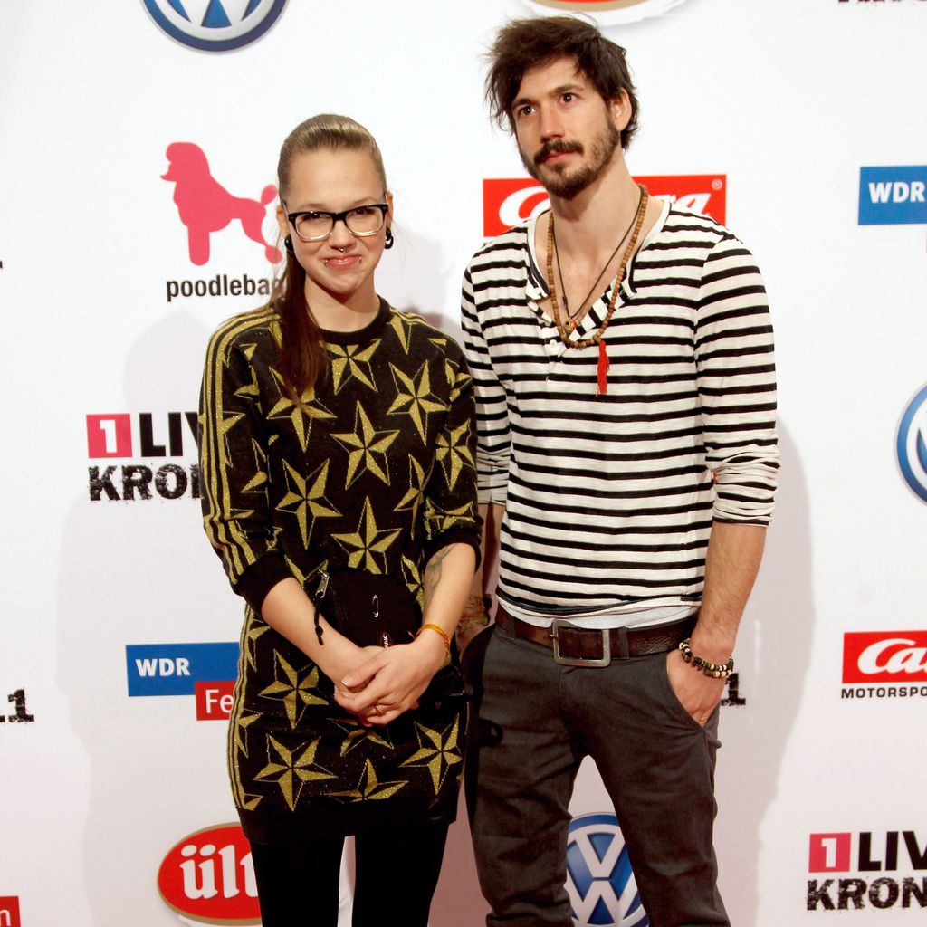Stefanie Heinzmann und ihr Bruder Claudio bei der 1Live Krone in Bochum, 2011