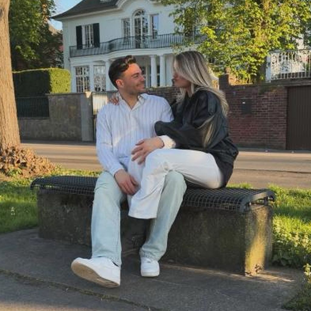 Stefano Zarrella und eine unbekannte Frau