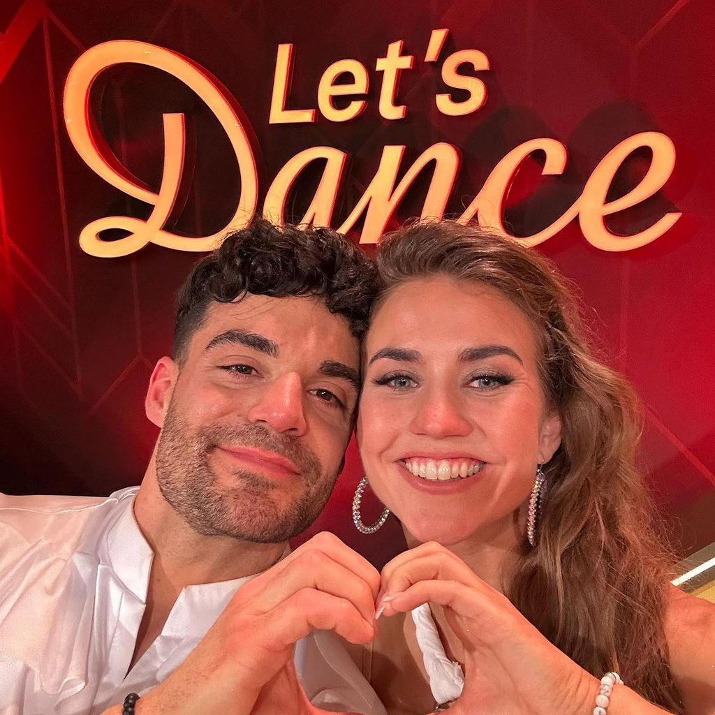 Stefano Zarrella mit seiner Tanzpartnerin Mariia Maksina