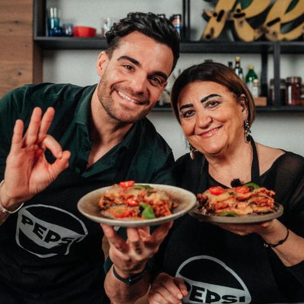 Stefano Zarrella und seine Mutter Clementina Zarrella