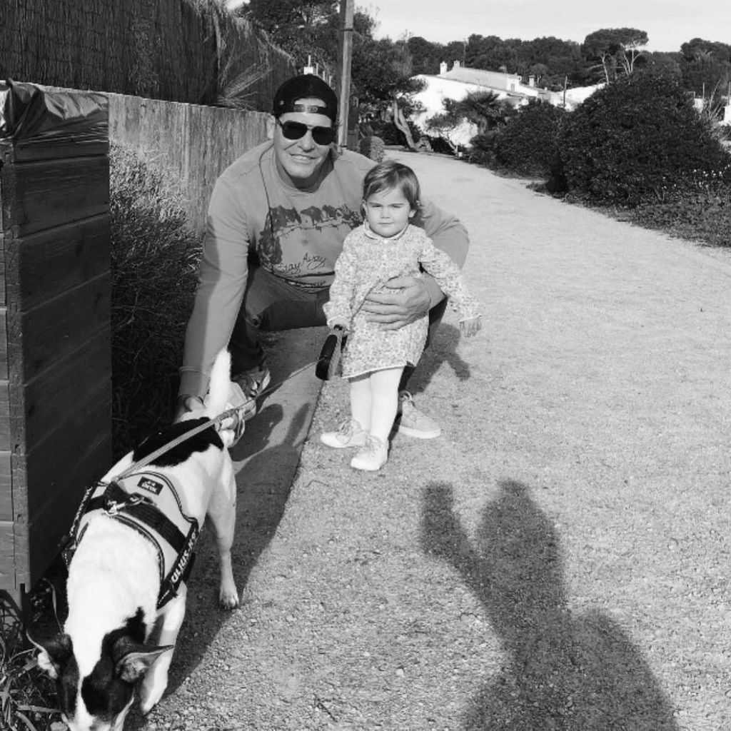 Steff Jerkel mit seiner Tochter Josephine