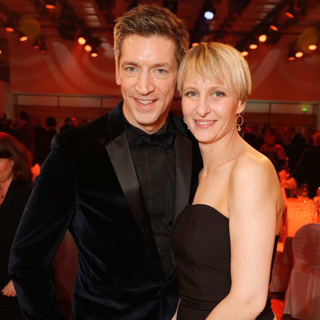 Steffen Hallaschka mit seiner Frau Anne-Katrin, 2017 in Düsseldorf