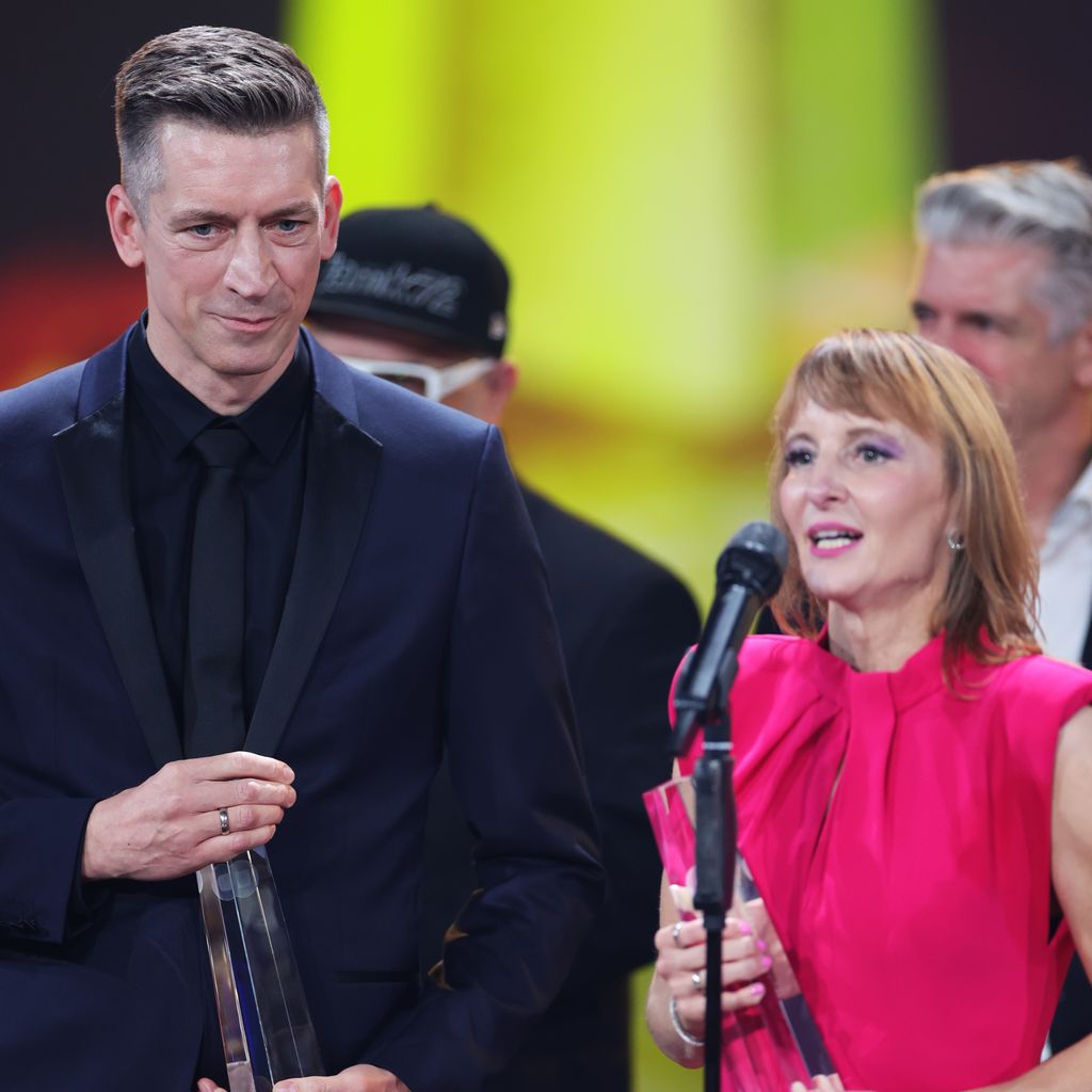 Moderator Steffen Hallaschka und Produzentin Anne-Katrin Hallaschka