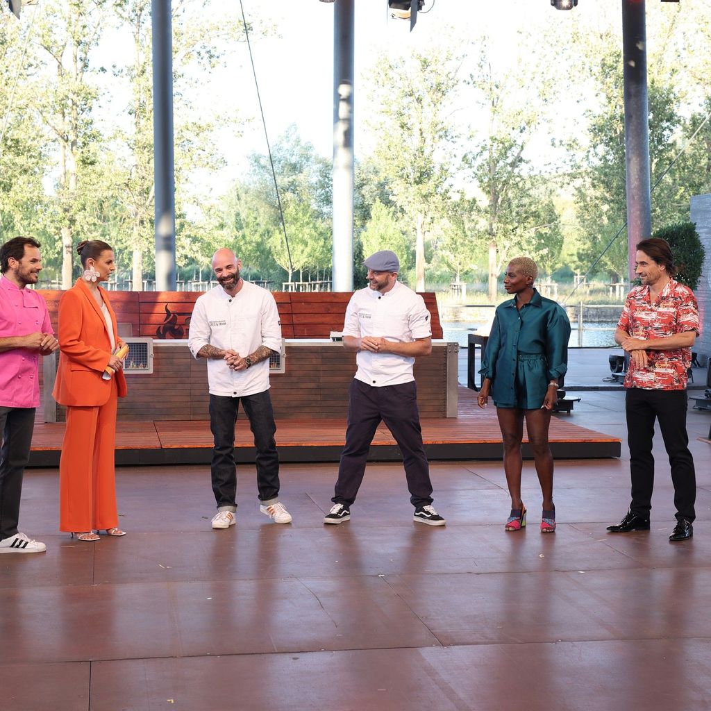 Steffen Henssler, Laura Wontorra und die Promis beim "Grill den Henssler Sommer-Special"