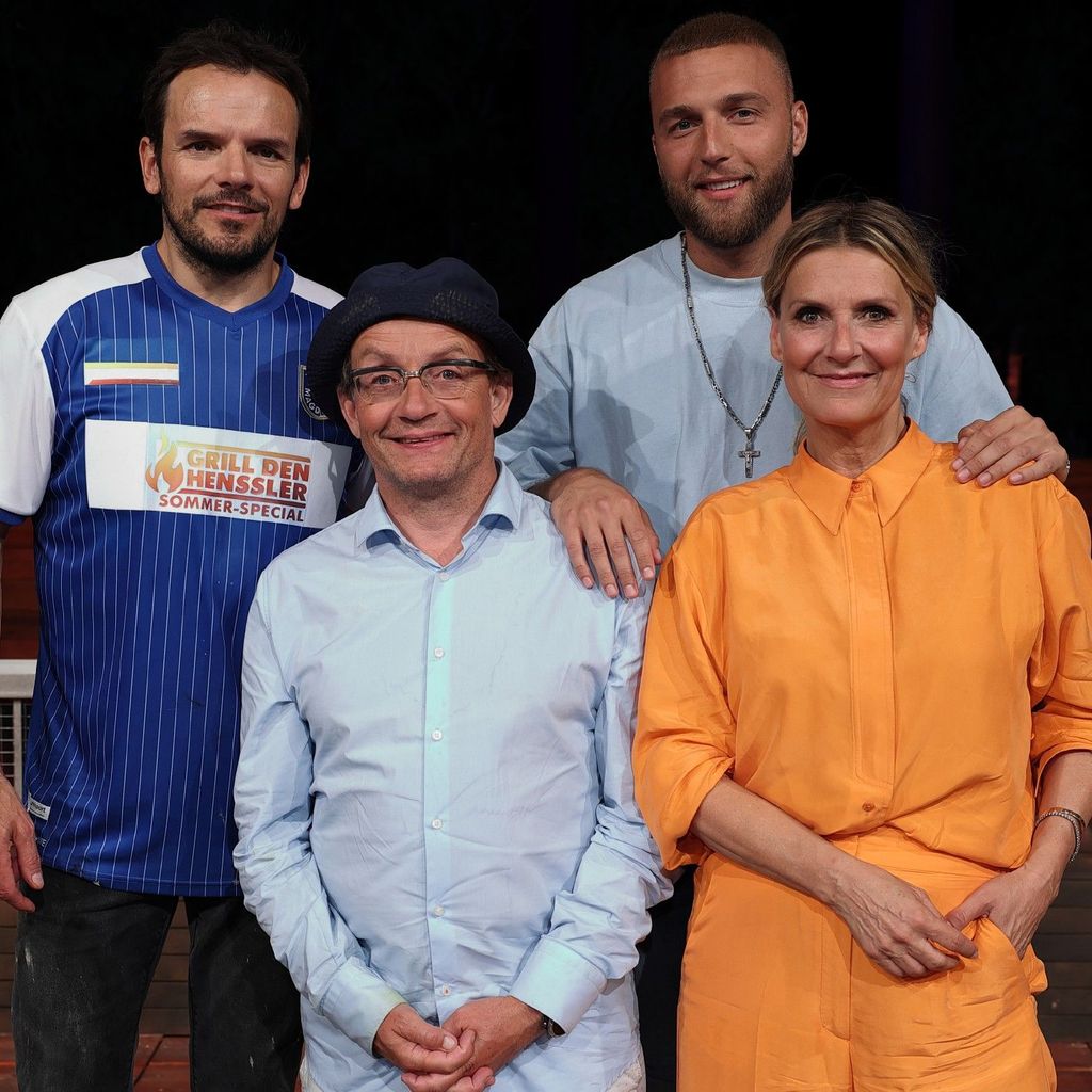 Steffen Henssler mit Wigald Bonin, Filip Pavlovic und Kim Fisher